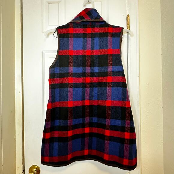 Altered State red and blue cardigan type vest  Size Large - Picture 2 of 10